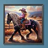 Diamond Painting -DIY Round Dril Cowgirl