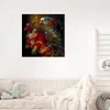 Diamond Painting-DIY Full Round Drill Flower Parrot(40*40 CM)