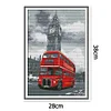 Bus - 14CT Stamped Cross Stitch Kit(38x28cm)