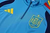 Kids Kit Spain 26-27 1/4 Zip Training Tracksuit lake blue  Chandal