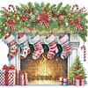(US Local)6pack Xmas -Crystal Rhinestone Diamond Painting(30x30cm)