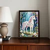 Diamond Painting-DIY Special Shaped Drill Pearl Painting Unicorn(30x40cm)