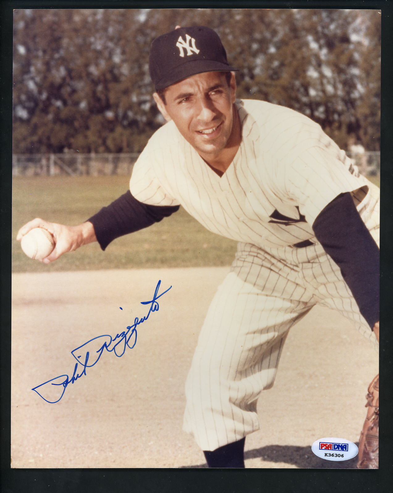 Phil Rizzuto Signed Autographed PSA/DNA certified 8 x 10 Photo Poster painting New York Yankees