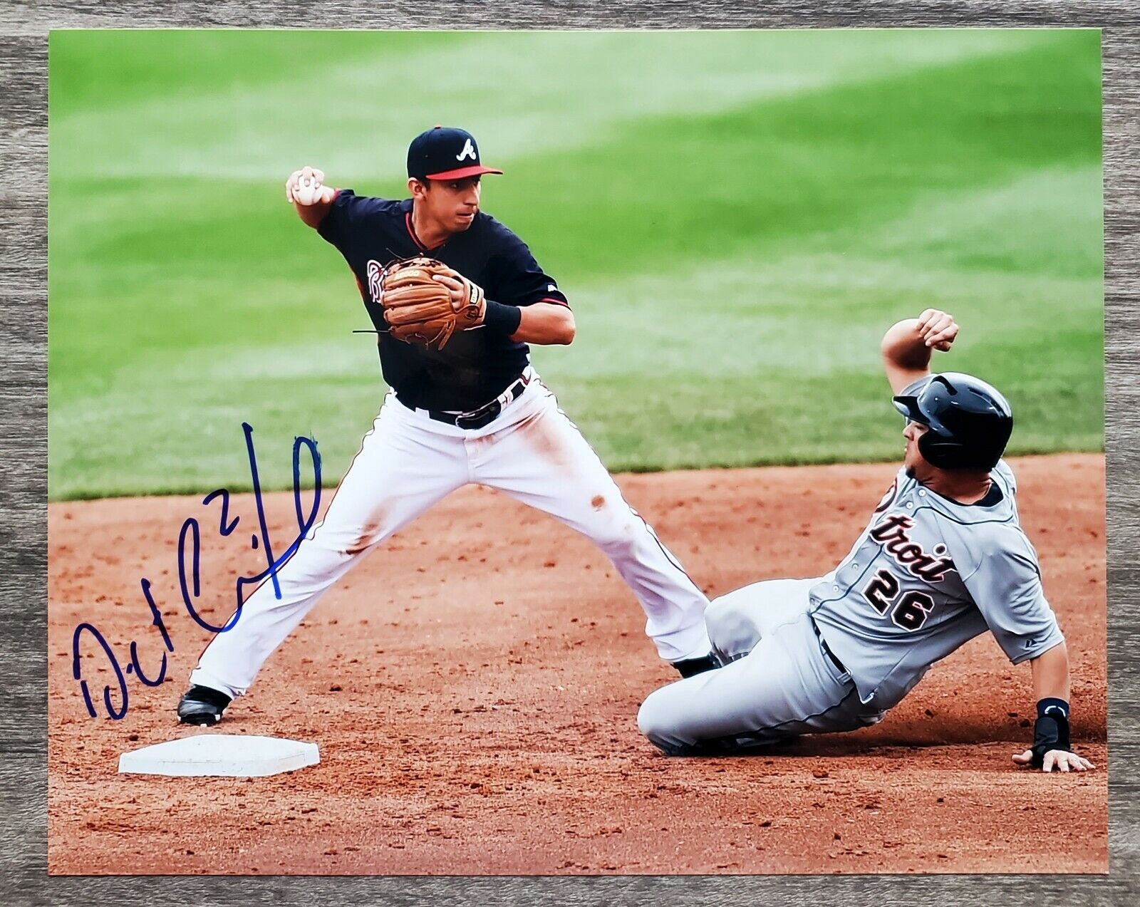 Daniel Castro Signed 8x10 Photo Poster painting Atlanta Braves MLB RAD