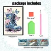 Special Shaped Butterfly Boots Diamond Painting Journal Notebook Kit