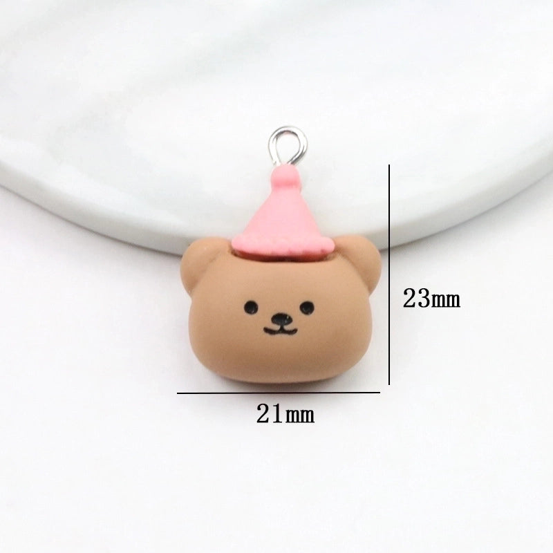 1 Piece 20 * 22mm 21 * 23mm 26 * 15mm Resin Animal Star Flower Polished Pendant