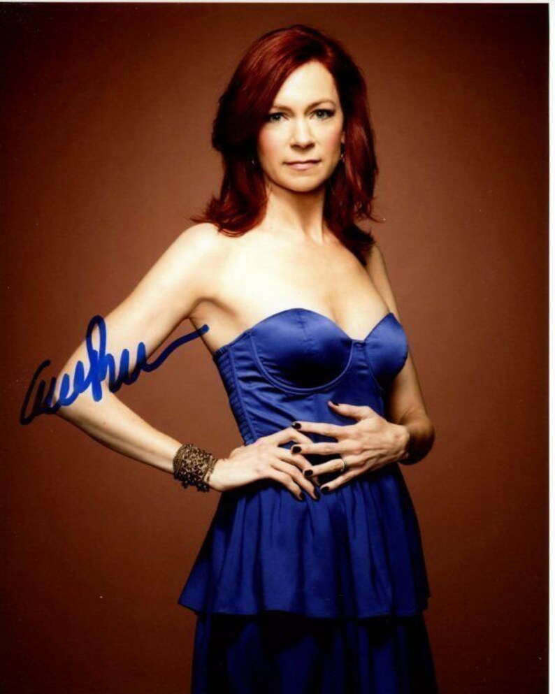 Carrie preston signed autographed true blood arlene fowler 8x10 Photo Poster painting