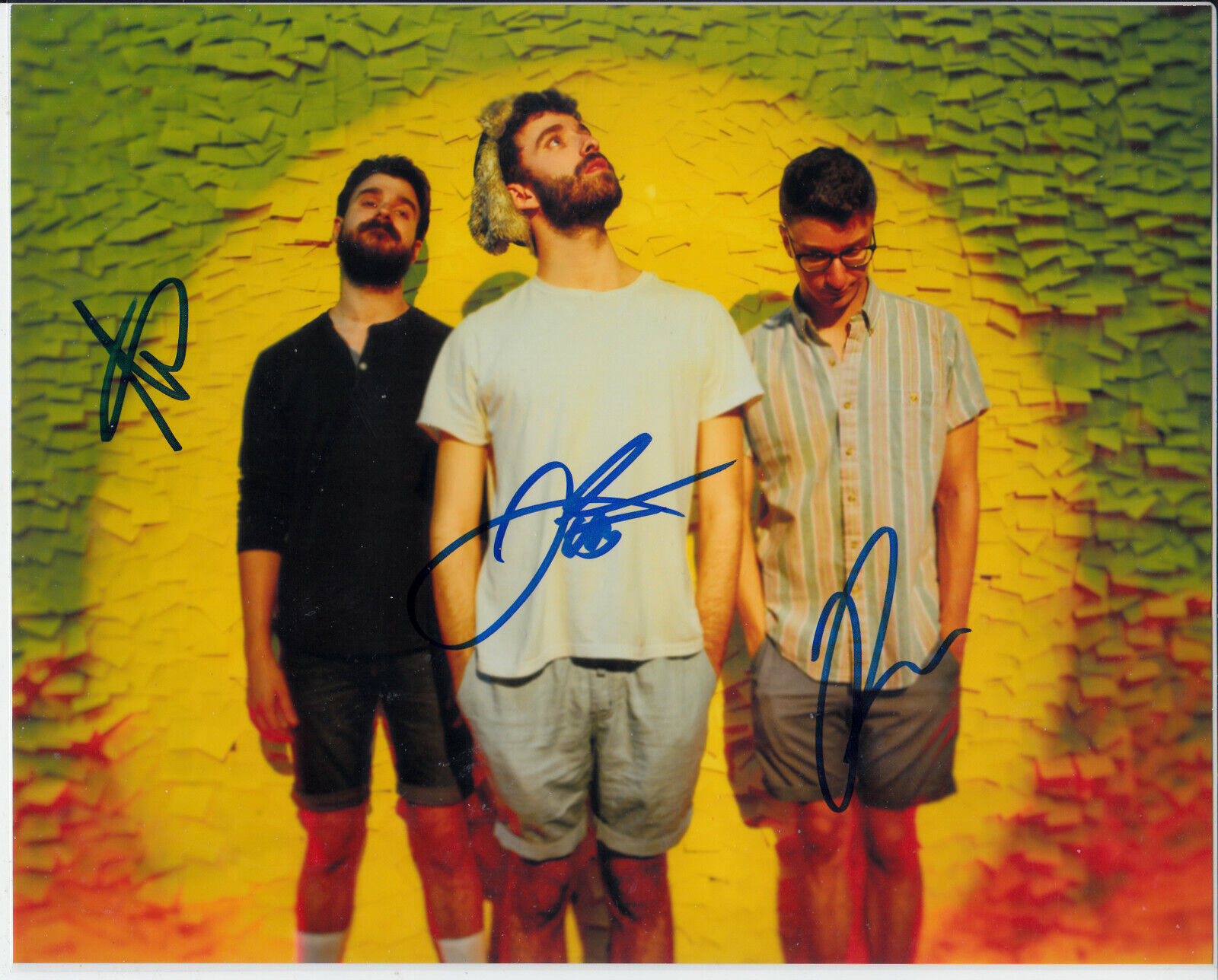 AJR pop trio all brothers Adam, Jack & Ryan Met Signed Autograph 8