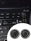 Center Console Audio Volume Knob Cover for Porsche Cayenne Panamera Macan 911Eas