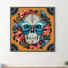Diamond Painting-DIY Full Round Drill Flower Skull