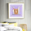 Diamond Painting-DIY Full Round Drill Bear Letter