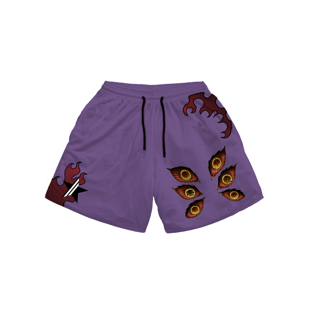 Men's Casual Drawstring Print Shorts