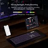 Aluminum alloy backlit one-click screenshot scissor-switch silent full-size magic control multi-system ultra-thin desktop office Bluetooth wireless keyboard