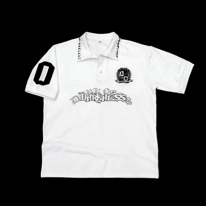 Athvotar Athvotar Aesthetic Retro T-Shirt Small Vest Letter-Print Pattern Girl Body Short Sleeve Cool