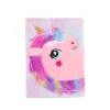 Pink Cartoon Unicorn A5 Girls Portable Writing Paper Notebooks Diary School Stationery Gift