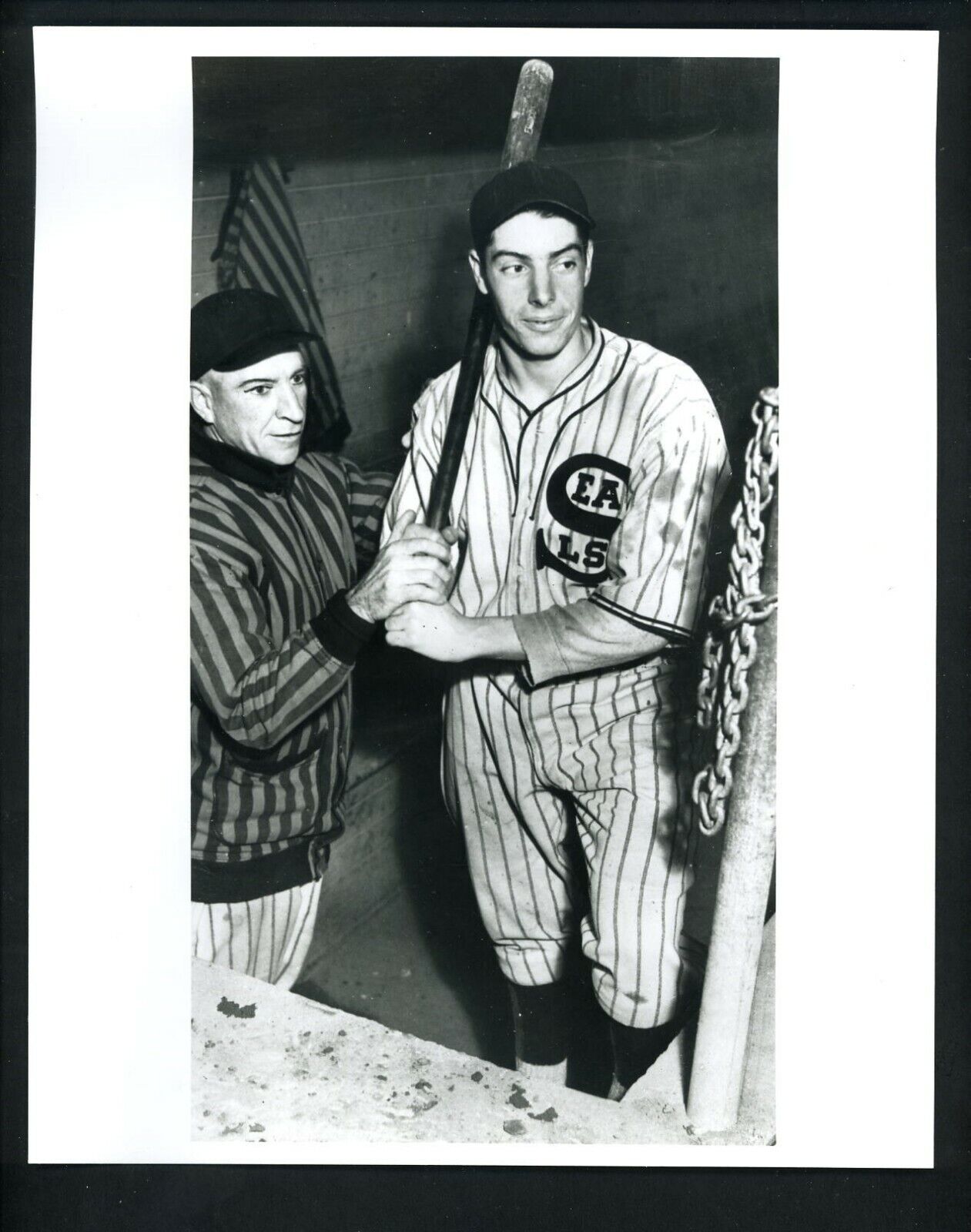 Joe DiMaggio 1930's Type IV Press Photo Poster painting San Francisco Seals New York Yankees