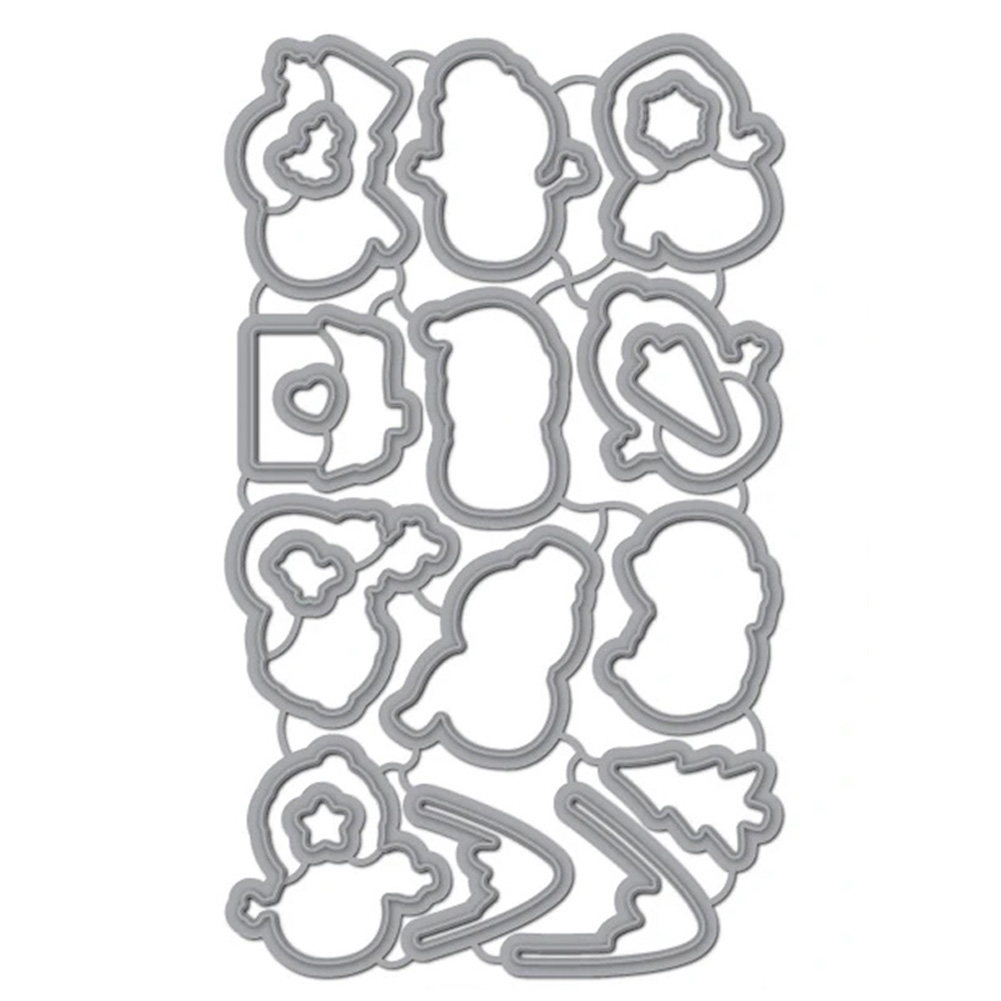 

Snowman - Paper Craft Cutting Dies, 501 Original