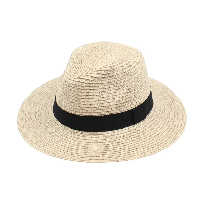 Fashion Wide Brim Sunscreen Sunshade Straw Fisherman Hat