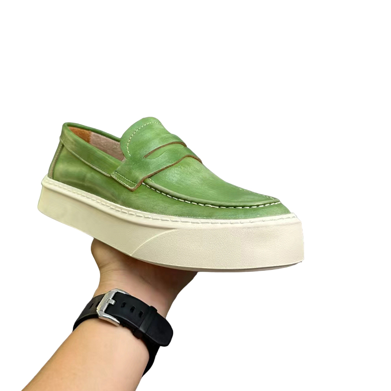 Handmade Retro Casual Skate Shoes|Driving Loafers DANRRIO.COM DANRRIO