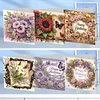 (US Only)6PCS DIY Birthday Wishes Diamond Art Greeting Cards Congratulations Cards & Gift