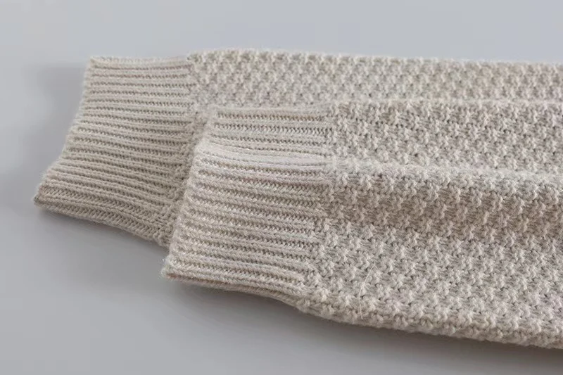 Chicfifth Sweater Women Winter Long Sleeve High Quality Autumn Vintage Top Knitted Cardigan