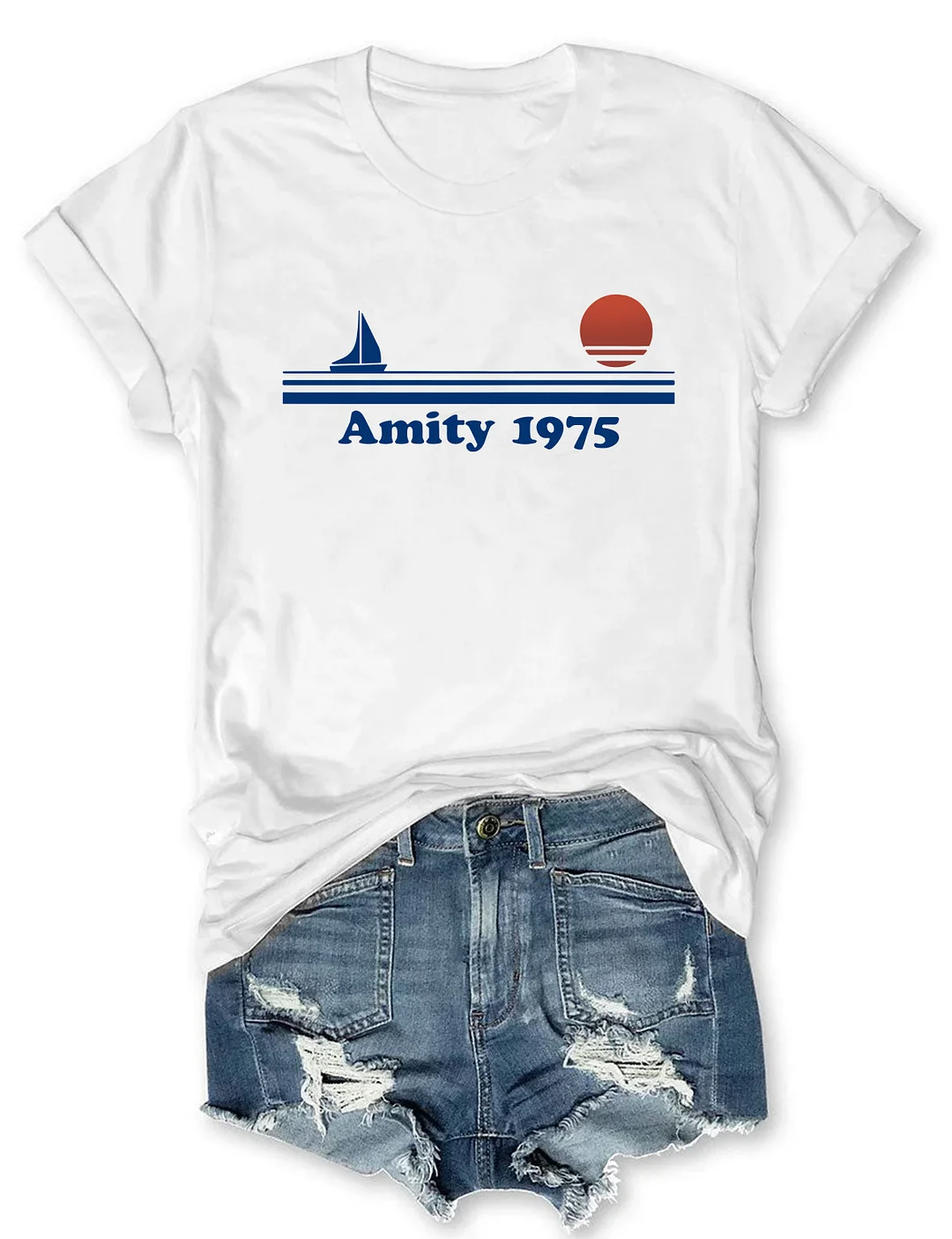 Jaws Amity 1975 T-shirt