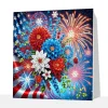 (Pre-Framed)Memorial day-Special Shape Diamond Painting Kit(25x25cm)