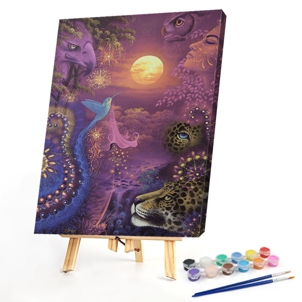 

40*50CM - Paint By Numbers - Forest Leopard, 501 Original