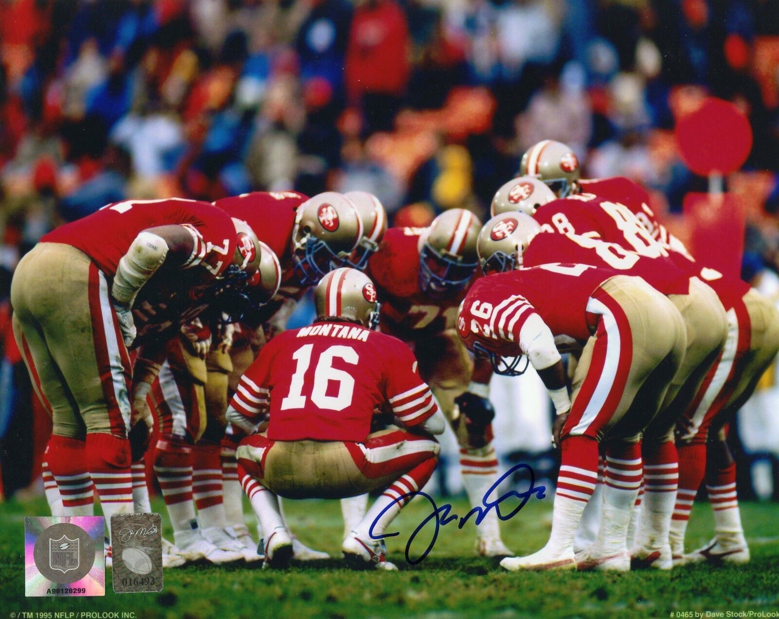 Joe Montana 8x10 Photo Poster painting Signed Autographed Auto COA Personal Hologram 49ers HOF