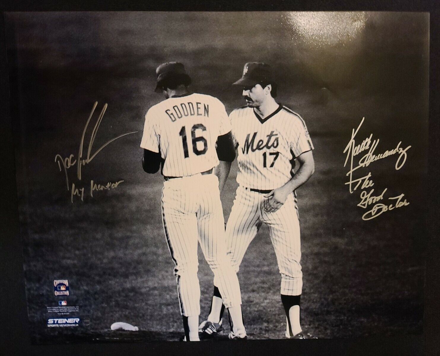 GOODEN HERNANDEZ NY METS AUTOGRAPHED 16X20-STEINER THE GOOD DOCTOR