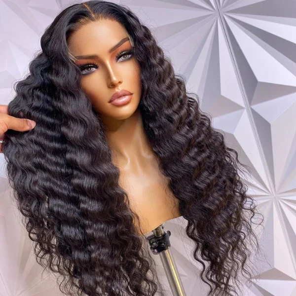 Natural Wave HD Lace Wigs 200% Density Pre Plucked Invisible HD Wigs