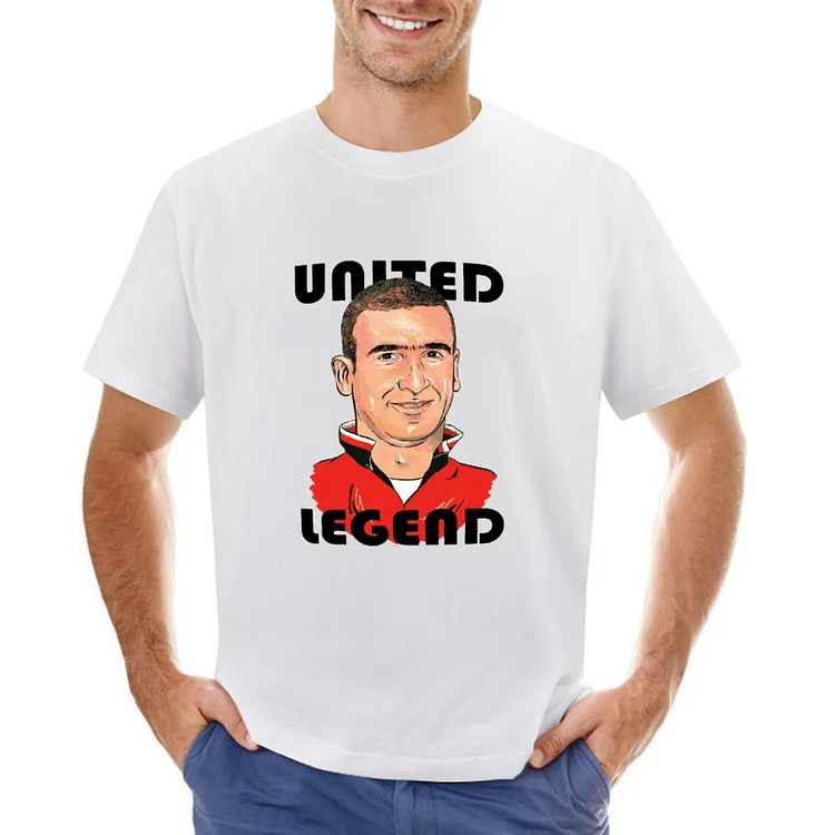 Eric Cantona Inspired Legend Men's Soccer Culture Tee