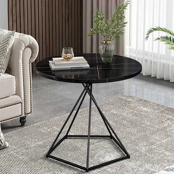 GLVEE Light Luxury Sofa Side Table