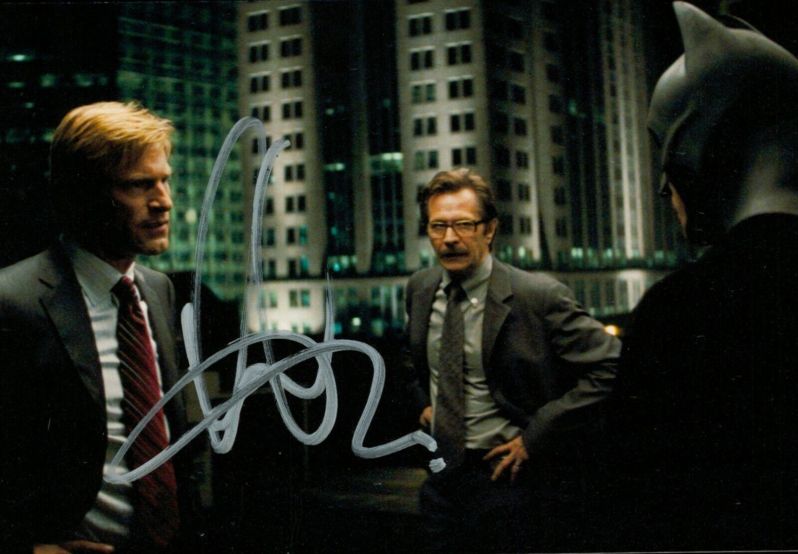 Aaron Eckhart Signed 6x4 Photo Poster painting Batman The Dark Knight Harvey Dent Autograph +COA