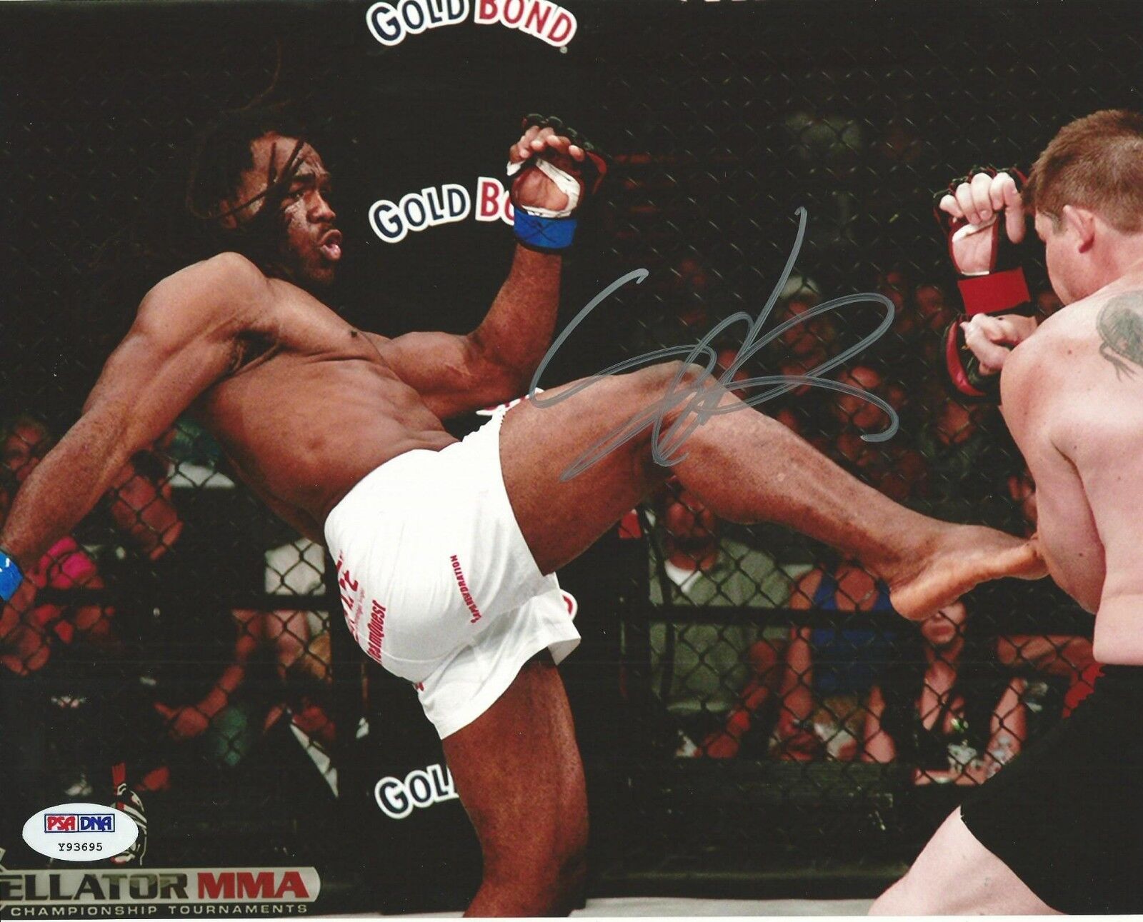 Rameau Thierry Sokoudjou Signed 8x10 Photo Poster painting PSA/DNA COA Bellator MMA Pride UFC 89