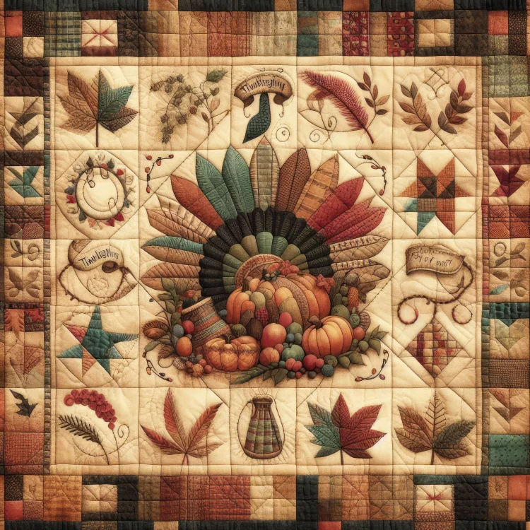 Thanksgiving Turkey (40*40cm) Diamond Painting gbfke