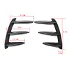 1 Pair Car Rear Bumper Canards for Benz W176 A200 A250 A260 A45 (Glossy Black)