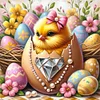 Diamond Painting-5D Full Round Drill Easter Chick