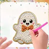 Special Shaped Diamond Painting Fridge Magnets Halloween Ghost 6Pcs Kit