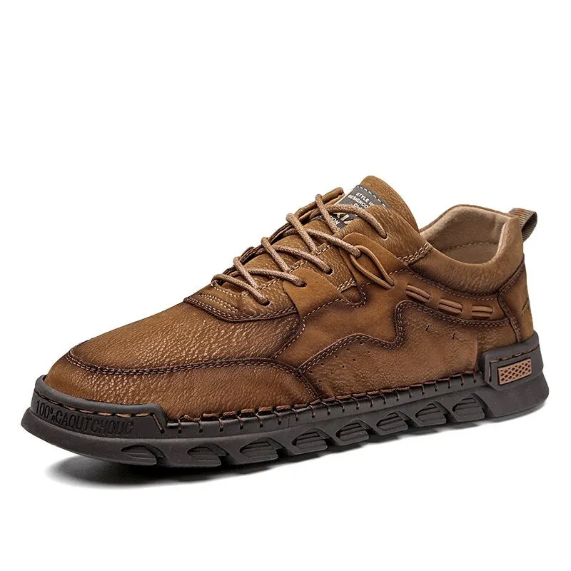 Brand Men's Casual Shoes Leather Men's Moccasins Loafers Outdoor Men Driving Shoes Non-slip Men's Sneakers Zapatillas Hombre