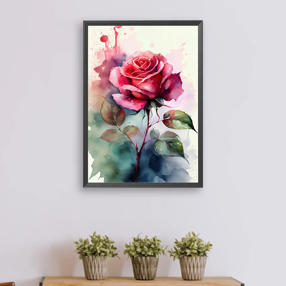 DIY Paint By Number 30*40cm - Rose