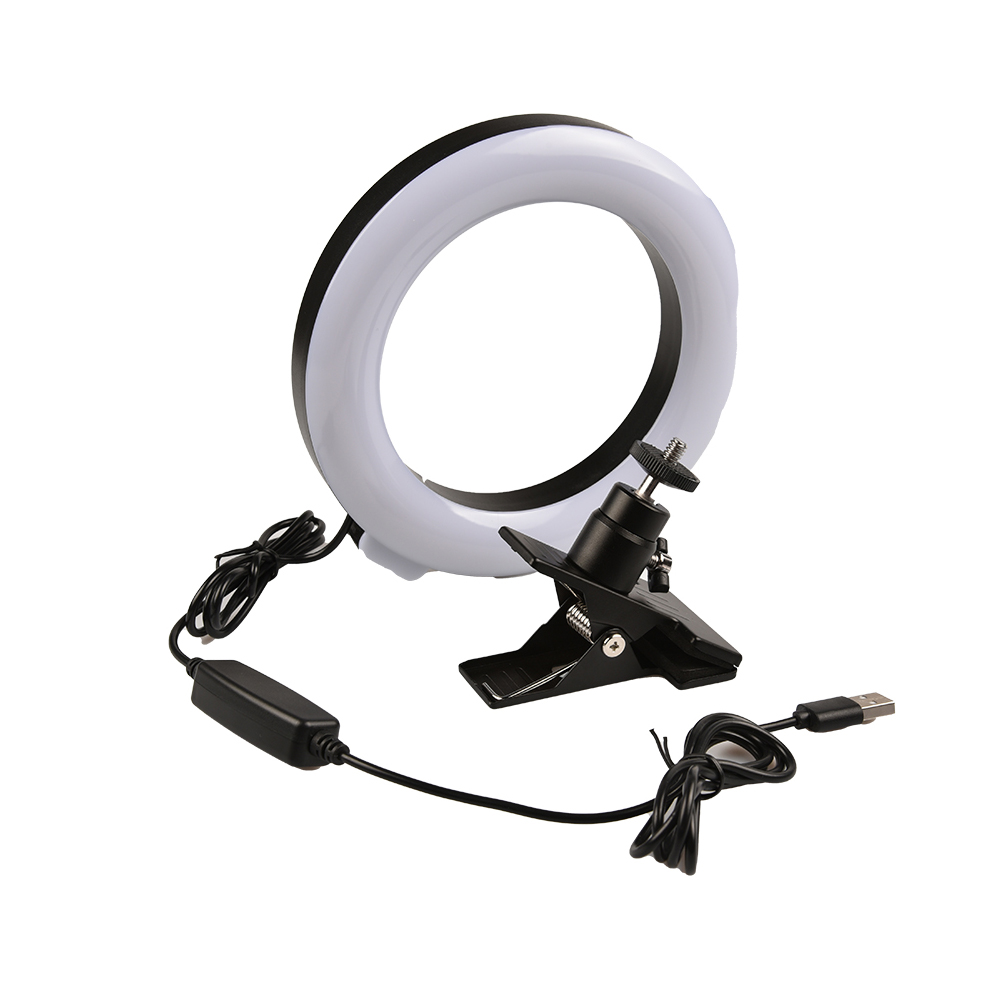 

Video Conference Lighting Kit Clip on 6 inch Ring Light for Laptop Monitor, 501 Original