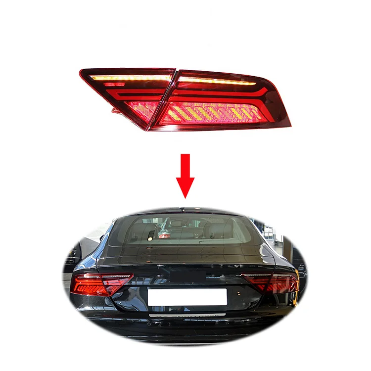 original LED Tail Light lamp for audi A7 2015 2016 taillight taillamp Assembly ITN Auto