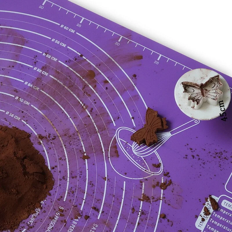 45x60cm Silicone Pad Baking Mat Sheet Extra Large Baking Mat for Rolling Dough Pizza Dough Non-Stick Maker Holder Kitchen Tools