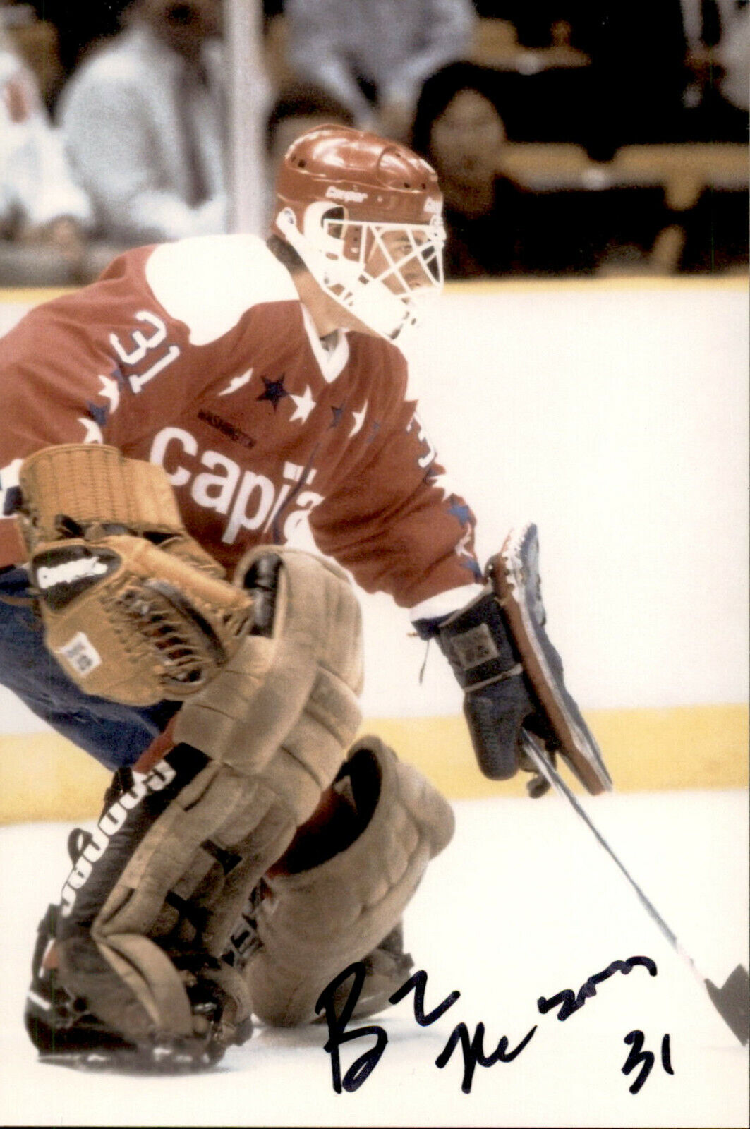 Bob Mason SIGNED autographed 4x6 Photo Poster painting WASHINGTON CAPITALS #2