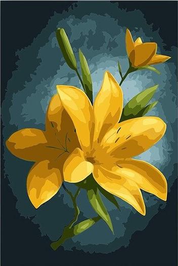 

Tulip Yellow – Paint By Numbers - 40*50CM, 501 Original