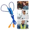 BT Portable Work Earplugs Headphones Noise Suppression Earphone Lightweight In-Ear Noise-Isolating Headphones Ergonomics Neckband Wireless Earbuds for Construction Sites Noisy Places