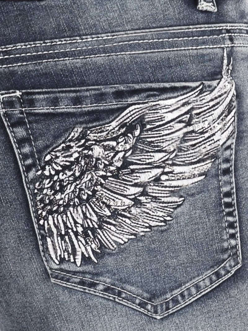 Casual Wings Flared Leg Jeans