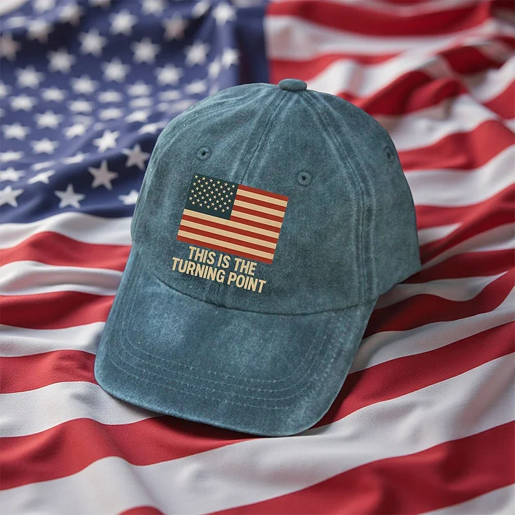 This Is The Turning Point Vintage Washed Cap