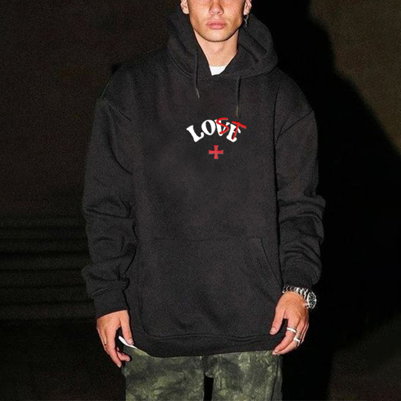 Loveciss®/ Cross Faith Printing You're Lost Without Me Hoodie
